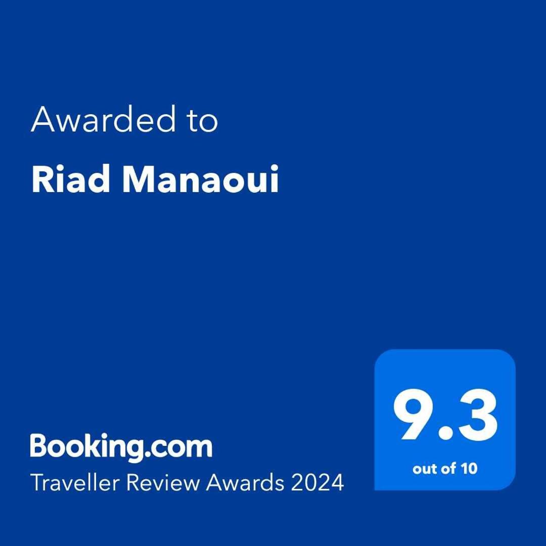 Riad Manaoui Marrakesh Eksteriør billede